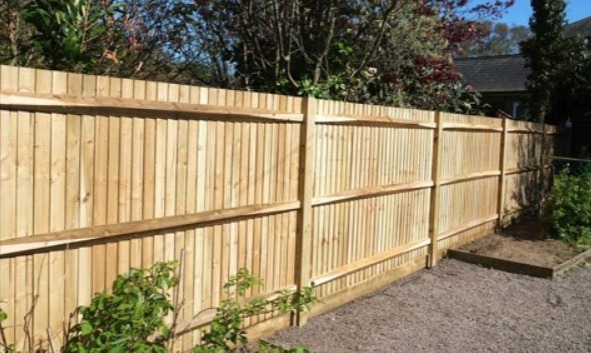 Wooden Dog Fence