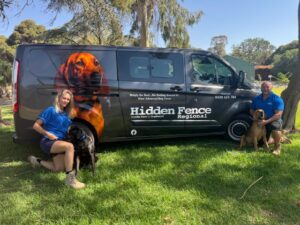 Hidden Fence Regional Victoria distributor team and service vehicle