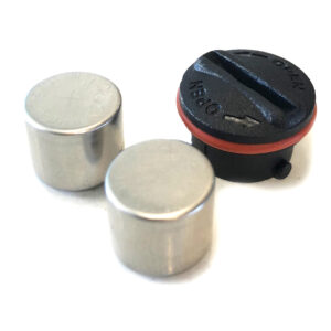 DogWatch ® Dog Fence Battery (2xPACK) - 3.0 volt CR1/3N – Fits R7M, R12M, M7 and CAT collars  - including 2 new battery caps