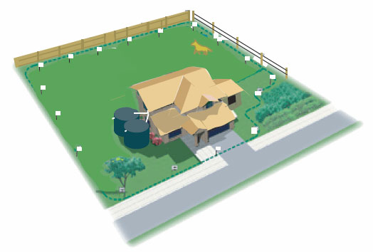 Hidden Dog Fence Layout